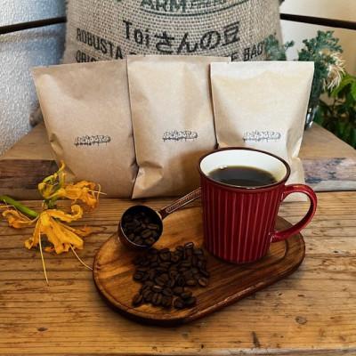 ふるさと納税 高石市 【毎月定期便】《豆3種計300g》ネコグラ珈琲焙煎所の煎りたて挽きたてコーヒーセット全3回