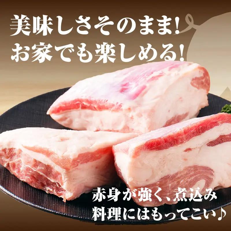 豚肉 ブロック 豚肉[訳あり 宮崎県産 バラ 1kg]
