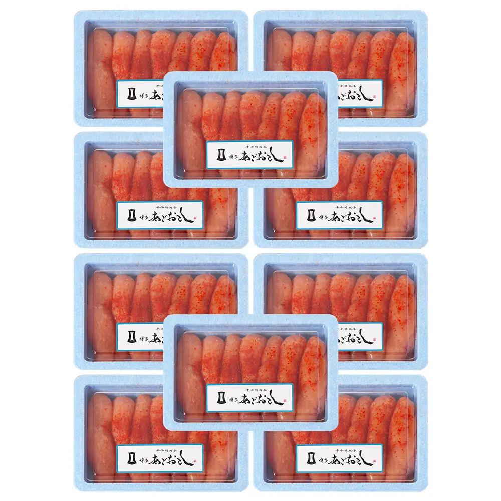 まるきた無着色明太子3kg(一本物300g×10) 3F31