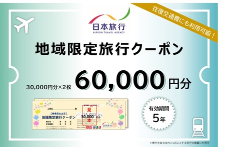 滋賀県大津市　日本旅行　地域限定旅行クーポン60,000円分