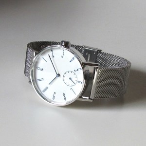 060-008　≪腕時計 ｸｫｰﾂ式≫SPQR arita ism small second mesh band