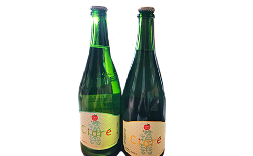積善 Cidre 飲み比べセット （あまくち，からくち） りんご 発泡酒 750ml×2本 酒 シードル
