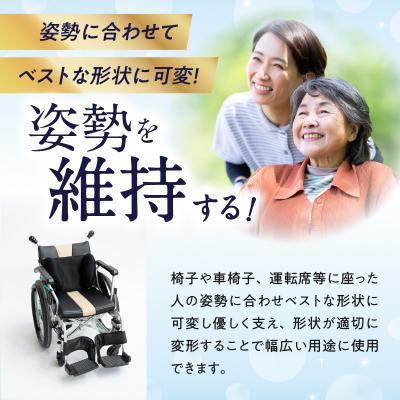 ふるさと納税 大分市 姿勢に合わせてベストな形状に可変!姿勢維持クッション ツインピース Sサイズ_R11010 |  | 01