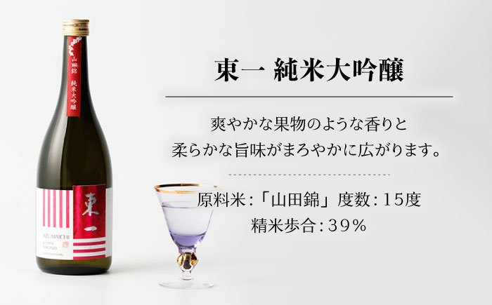 【12回定期便】東一 純米大吟醸 1.8L 1本 【嬉野酒店】 [NBQ103]