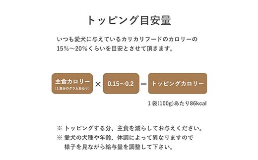 ★北海道エゾ鹿肉と野菜を使用★ ドッグフード 小分け（100ｇ×50袋）エゾ鹿肉とホエーの毎日トッピング 犬用フードペットフード 肉 ペット おやつ こだわり 食材 肉の加工品 シカ肉 鹿肉 ペット用