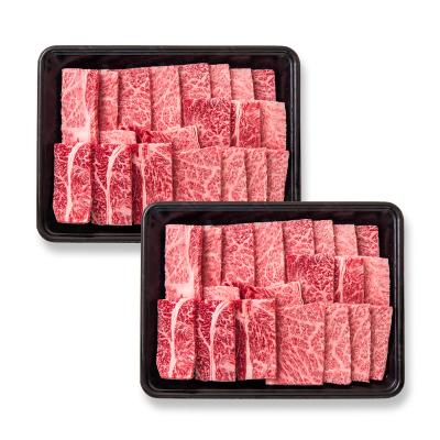 ふるさと納税 西都市 宮崎県産黒毛和牛霜降り焼肉タレセットB 肩ロース1kg(500g×2)ミヤチク[2850] |  | 02