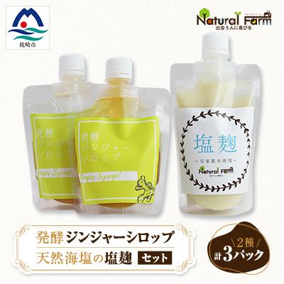 ふるさと納税 枕崎市 発酵ジンジャーシロップ&amp;塩麹A7-11
