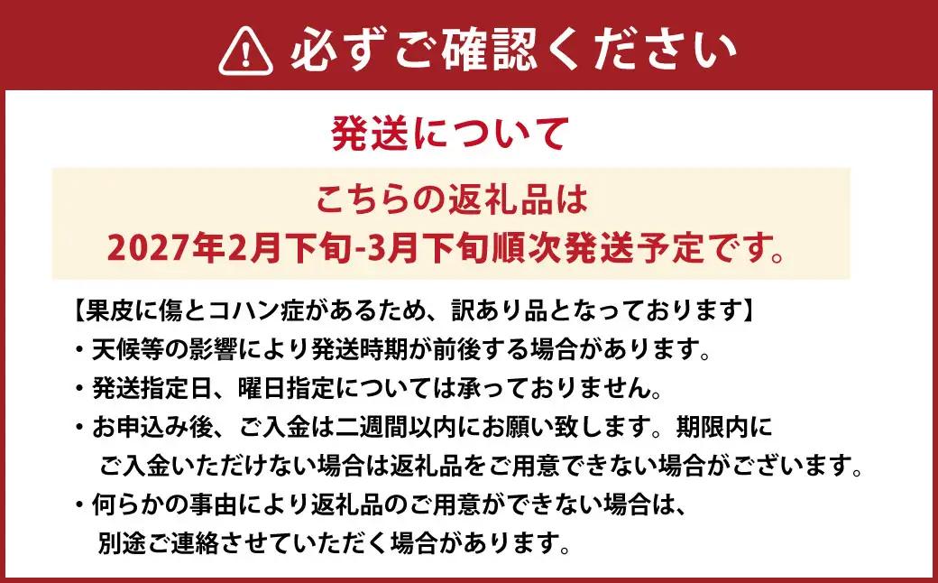 ＜ R8年熊本地震復興支援 ＞【先行受付】【数量限定】【訳あり】パール柑 約5kg 13玉前後 訳あり 訳アリ 柑橘 フルーツ 果物 果実 くだもの 九州産 熊本県 上天草市【2027年2月下旬～3月