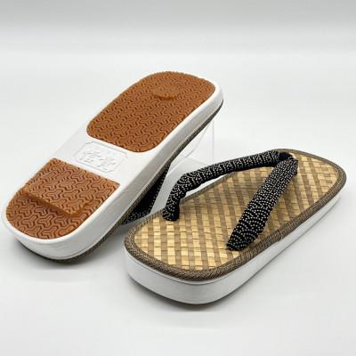 ふるさと納税 王寺町 信貴×雪丸　毘沙門亀甲　SNEAKERS雪駄(BS白あじろ05青海波) |  | 02