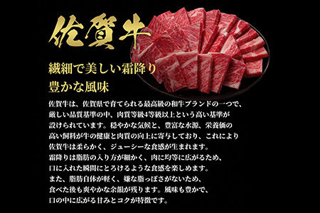 【和牛セレブ】佐賀牛 焼肉ロース 200g(H113103)