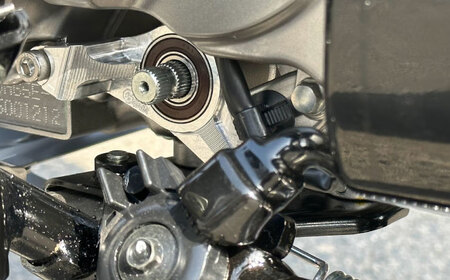 CT125（JA65） シフトガイド　タイプ3 / カスタム バイクカスタム カスタムパーツ CT125 しなり防止 シールベアリング シフトチェンジ 亀山市/有限会社ギルドデザイン [AMAA042
