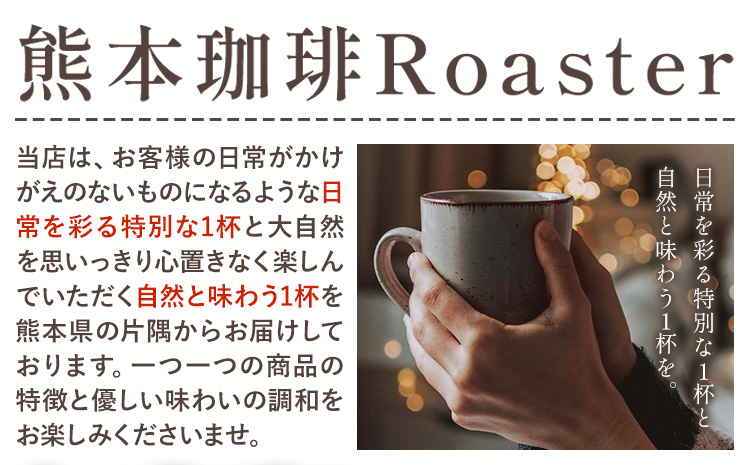 コーヒー 手回し自家焙煎珈琲 季節の珈琲 400g 熊本珈琲Roaster《30日以内に出荷予定(土日祝除く)》熊本県 長洲町 コーヒー 豆 コーヒー豆---sn_kcrkscf_30d_r7_115