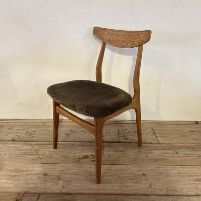 ふるさと納税 富田林市 Cordial Dining Chair ブラウンフレーム コーデュロイ オリーブ【SWOF】 |  | 03