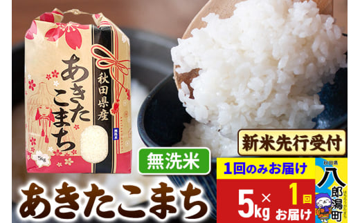 《令和7年産 新米受付》あきたこまち 無洗米 5kg 秋田県産 こまちライン