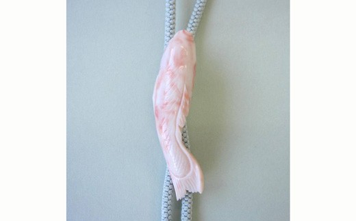 
珊瑚職人館の珊瑚のループタイ7
