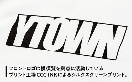 【Lサイズ】YTOWN BOX LOGO TEE WHITE【YTOWN】[AKIK002-3]