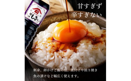 V-B4 創業昭和元年の串間の味!ヤママツさしみしょうゆ(1L×6本)【松尾醸造場】
