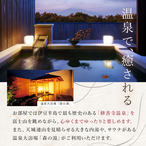 伊豆 修善寺 【ラフォーレ修善寺「山紫水明」】土曜日2名様宿泊券  旅行 クーポン F-18　
