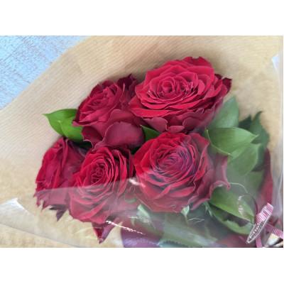 ふるさと納税 磐田市 6月発送!同級生コンビでお届けする赤バラのブーケとおいしいお米(精米)のセット・栄養剤付き! |  | 02