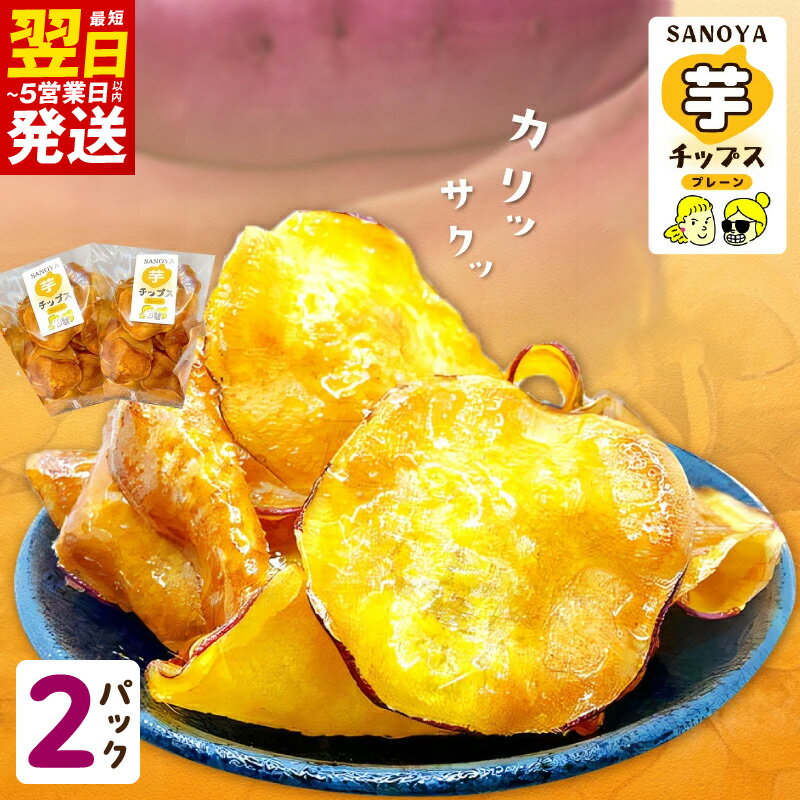 【ふるさと納税】さのやチップス（プレーン味）140g×2パック 芋匠さのや 人気メニュー 最短 翌日発送 5営業日 大阪府 泉佐野市 送料無料