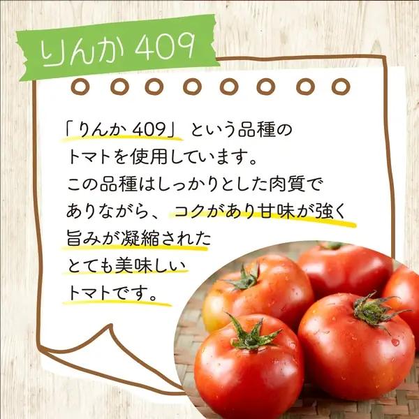 アイラブ七戸トマトジュースE 【200ml×8本】【トマトジュース トマト農家 ストレート びん 無添加 果汁 100% トマト りんか409 国産 青森県産 青森県 七戸町】【02402-0352】
