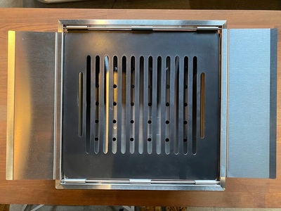 a15-590　アウトドア BBQ Mt.SUMIパーフェクトグリルスクエア用鉄板