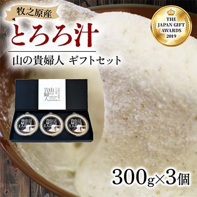 ふるさと納税 牧之原市 山の貴婦人ギフトセット(300g×3個)