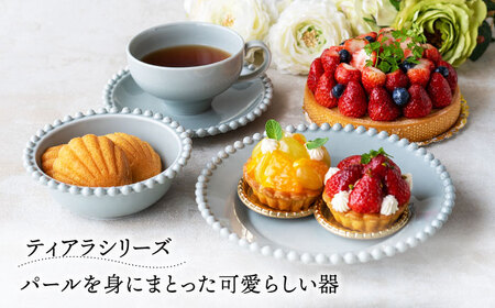 【美濃焼】ティアラ ボウル アッシュグレー 2個セット【Primitive陶舎花＊花】食器 鉢 フルーツボウル サラダボウル スープボウル 写真映え 洋風 ヨーロッパ風 カフェ風 かわいい おしゃれ 