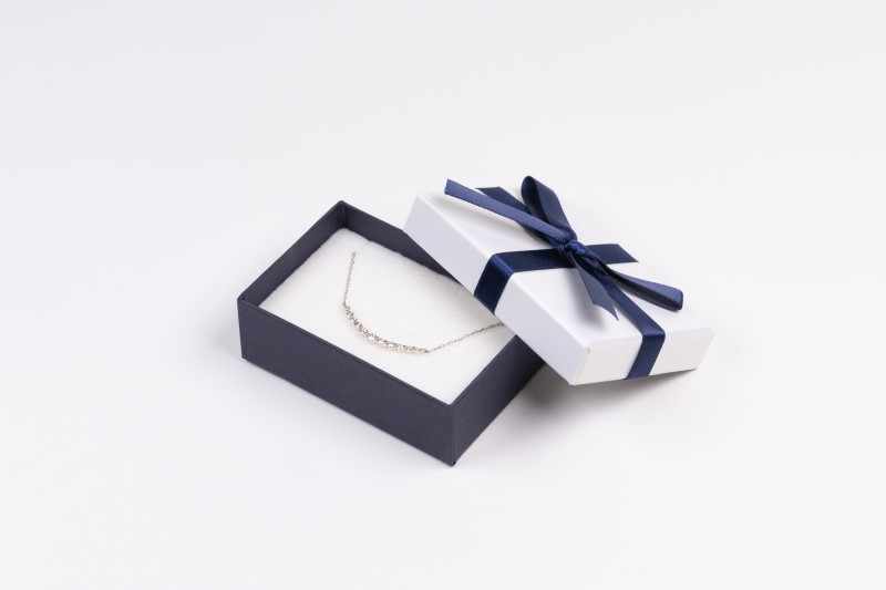 0.5ct PT900アーチネックレス HY-13