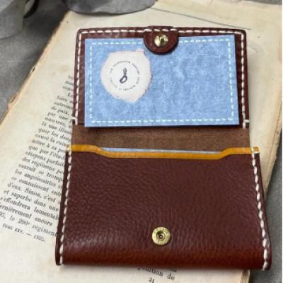 ふるさと納税 宇部市 【革小物one】card case(ブラック) |  | 02