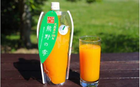 ＜予約受付＞ 天然果汁100％ みかんジュース 熊野の雫（不知火）500ml×3 ※2026年4月より発送予定 / ジュース 不知火 しらぬい デコポン 果汁100％ ストレート パウチ入 柑橘 和歌