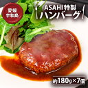 【ふるさと納税】 ASAHI特製 ハンバーグ 7個 セット 株式会社きむら 冷凍ハンバーグ 肉 お肉 にく 惣菜 おかず お弁当 冷凍 温めるだけ 電子レンジで温めるだけ 小分け パック レンチン レンチン解凍 簡単 お弁当 ごはん 冷凍食品 愛媛 宇和島 J012-126003