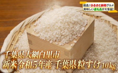 ＜3ヶ月定期便＞ 令和7年産 千葉県産「粒すけ」5kg×3ヶ月連続 計15kg / どっちのふるさと TV フジテレビ 粒すけ 令和5年産粒すけ 千葉県産粒すけ A029