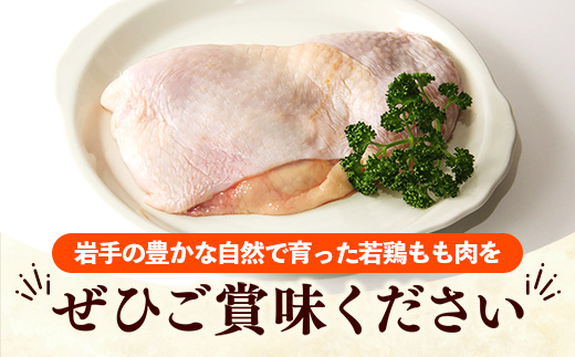 岩手県産 若鶏もも肉 【一枚肉】 約3kg（約300g×10p）小分け 300g 冷凍 真空パック 鶏肉 モモ肉 使いやすい ストック 一枚ずつ 切身 若どり 国産 鶏モモ もも肉 照り焼き 親子丼 