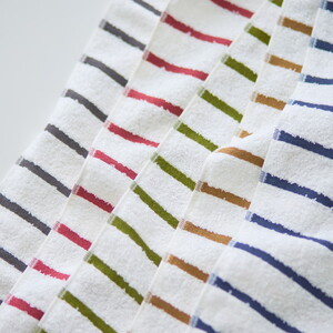 フェイスタオル5枚組 しまふわ