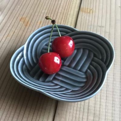 ふるさと納税 瑞浪市 【4枚SET】美濃焼 結 9豆皿 黒 9×2cm 小田陶器 |  | 01