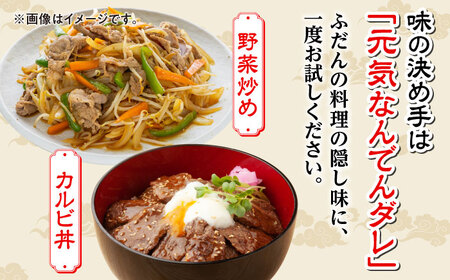 元気なんでんダレ 2本＜麺専科げんき＞那珂川市 調味料 タレ 焼肉のたれ ソース 野菜炒め ホルモン炒め[GEG006]