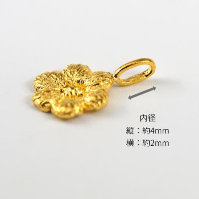 ふるさと納税 甲府市 K24 pure gold Flower/フラワー ペンダントトップ 28828 |  | 02
