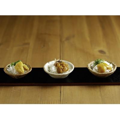 ふるさと納税 奥尻町 奥尻産うに食べ比べ【大】 粒うに55g、うにルイベ80g、蒸しうに70g ミョウバン不使用 |  | 01