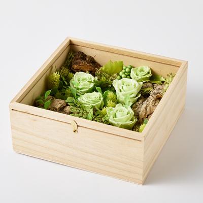 ふるさと納税 日出町 プリザーブドフラワー緑 |  | 02