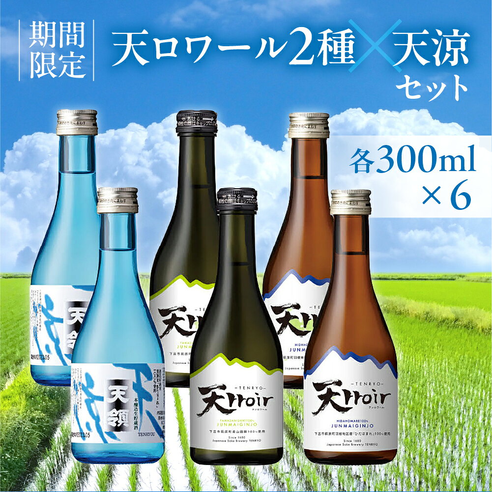 【ふるさと納税】【期間限定】天ロワール（山田錦、ひだほまれ）天涼（各300ml ×2） 6本セット 天領酒造 夏限定 ギフト 贈答 酒 日本酒