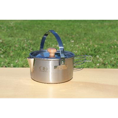 ふるさと納税 燕市 吊手付キャンプケトル　14cm