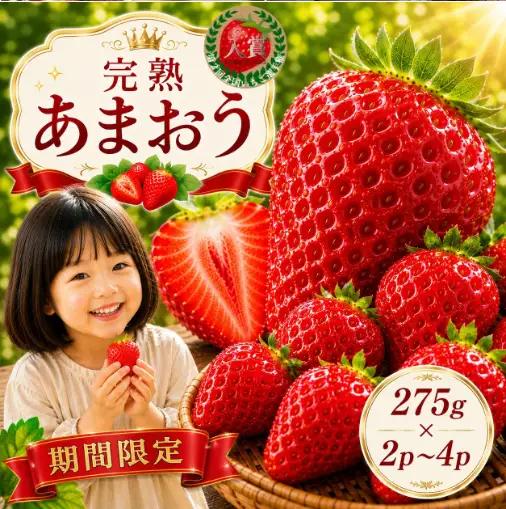 【3月下旬発送】あまおう 1.1kg | あまおう いちご DNK
