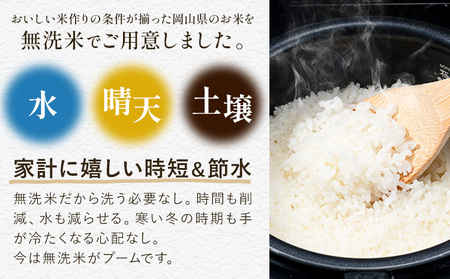 晴れの国おかやま無洗米 2合(300g) 無洗 お試し