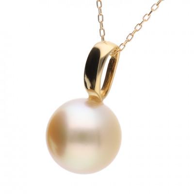 ふるさと納税 神戸市 【響】ゴールデンパール K18 イエローゴールド ペンダントトップ |  | 01