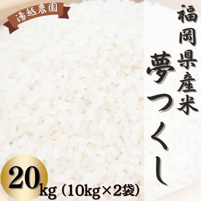 ふるさと納税 豊前市 福岡県産米 夢つくし 10kg×2袋