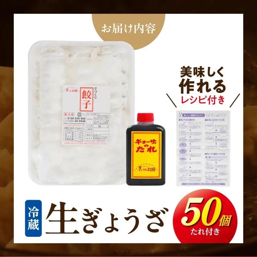 餃子 生ぎょうざ 50個 たれ付き〔AA-O1-001〕餃子