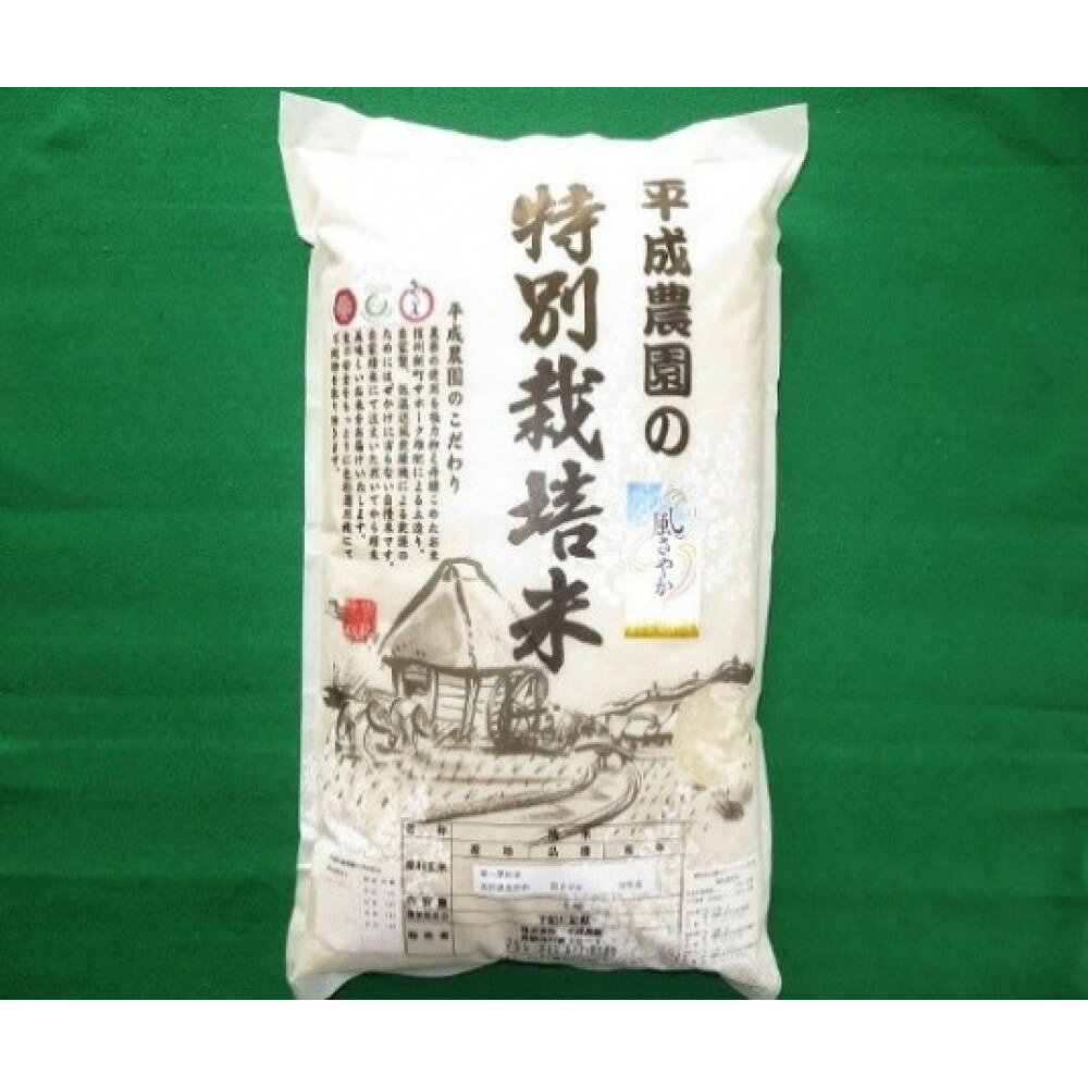 【ふるさと納税】平成農園　長野市産 風さやか 10kg 特別栽培米 | 米 平成農園 特別栽培米 風さやか 冷めてもおいしい 人気 おすすめ 白米 精米 エコファーマー 長野県産 ブランド米 長野県 長野市 信州 信濃 ふるさと納税