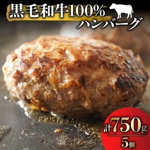 黒毛和牛 100% ハンバーグ 150g×5個 国産ﾊﾝﾊﾞｰｸﾞ 冷凍ﾊﾝﾊﾞｰｸﾞ 小分けﾊﾝﾊﾞｰｸﾞ 黒毛和牛ハンバーグ 温めるだけ 牛肉ハンバーグ 弁当ハンバーグ 美味しいハンバーグ