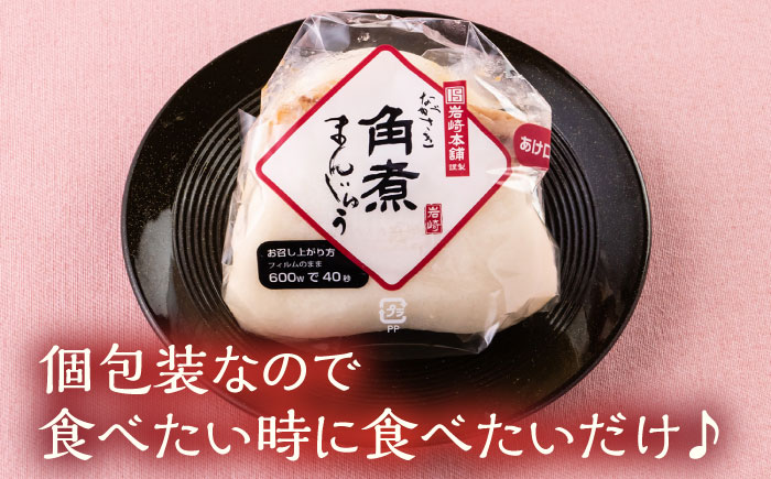 【2回定期便】長崎 角煮 まんじゅう 10個 (箱入)  大村市 岩崎本舗 [ACAH055]